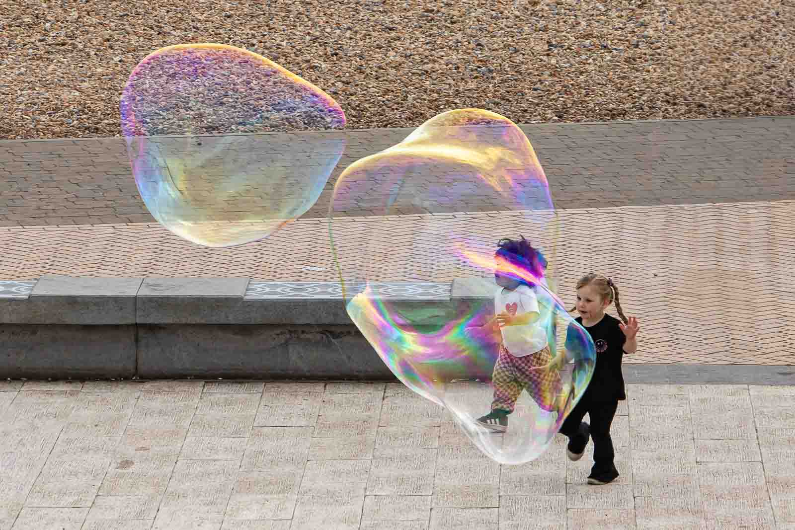 2nd Place - Francoise White - Bubble popping